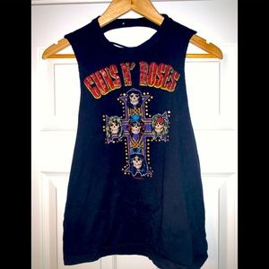 SOLD Guns N Roses Muscle Tee / Tank